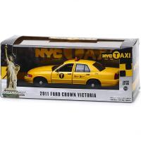 Greenlight 1:43 2011 Ford Crown Victorio NYC Taxi