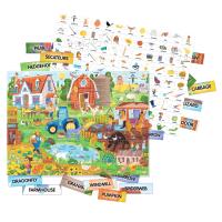 Headu 100 İngilizce Kelime Çiftlik Puzzle