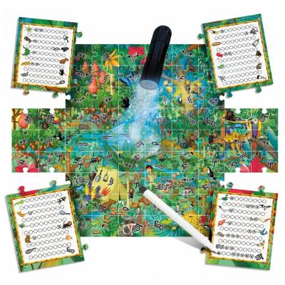 Headu 70 Parça Ormanı Keşfedin Sihirli Fenerli Puzzle