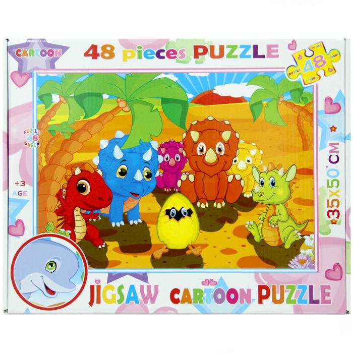 Jigsaw Cartoon Puzzle 48 Parça