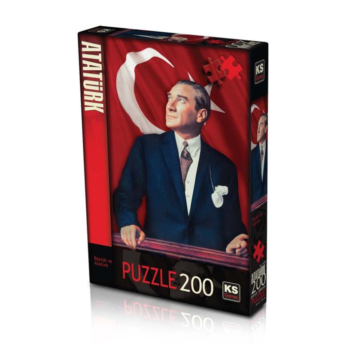 KS Bayrak ve Atatürk 200 Parça Puzzle