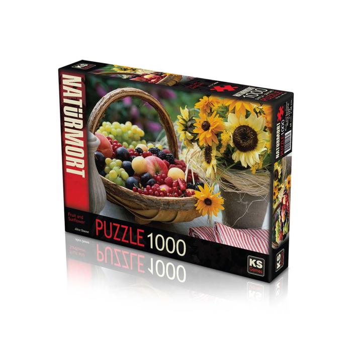 KS Fruit and Sunflower 1000 Parça Puzzle