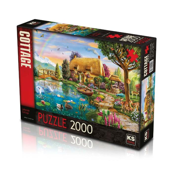 KS Lakeside Cottage 2000 Parça Puzzle