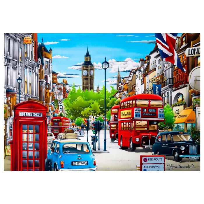 KS London in Red 200 Parça Puzzle