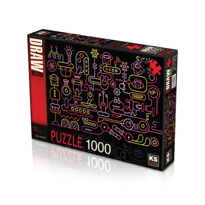 KS Robot Workshop 1000 Parça Puzzle