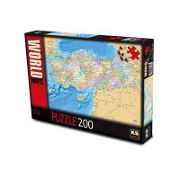 KS Türkiye Haritası 200 Parça Puzzle