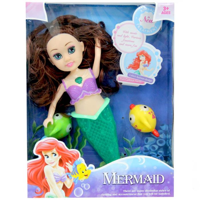 Mermaid Pilli Işıklı Sesli Deniz Kızı