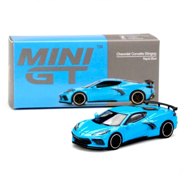 Mini GT 1:64 Chevrolet Corvette Stingray Rapid Blue