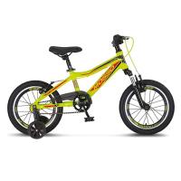 Mosso Wildfire V 16 Jant Çocuk Bisikleti Lime - Siyah
