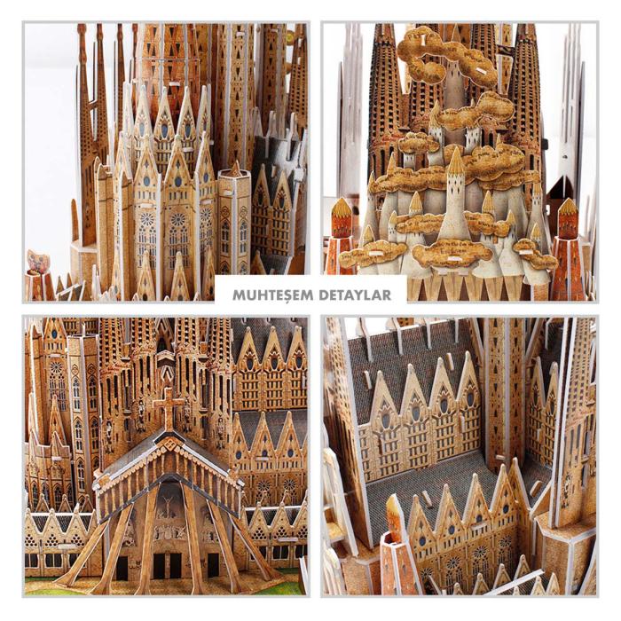 National Geographic 184 Parça 3D Puzzle Sagrada Familia