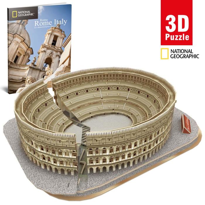 National Geographic 131 Parça 3D Puzzle The Colesseum