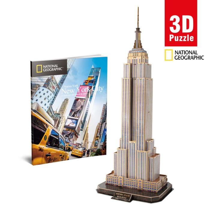 National Geographic 66 Parça 3D Puzzle Empire State Binası