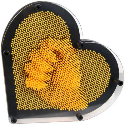 Pinart 3D Kalp Çivili Tablo 21 cm
