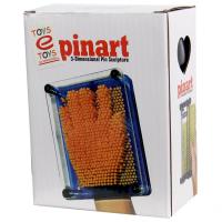 Pinart 3D Dikdörtgen Gökkuşağı Renkli Çivili Tablo 12,5 cm