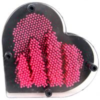 Pinart 3D Kalp Çivili Tablo 14 cm