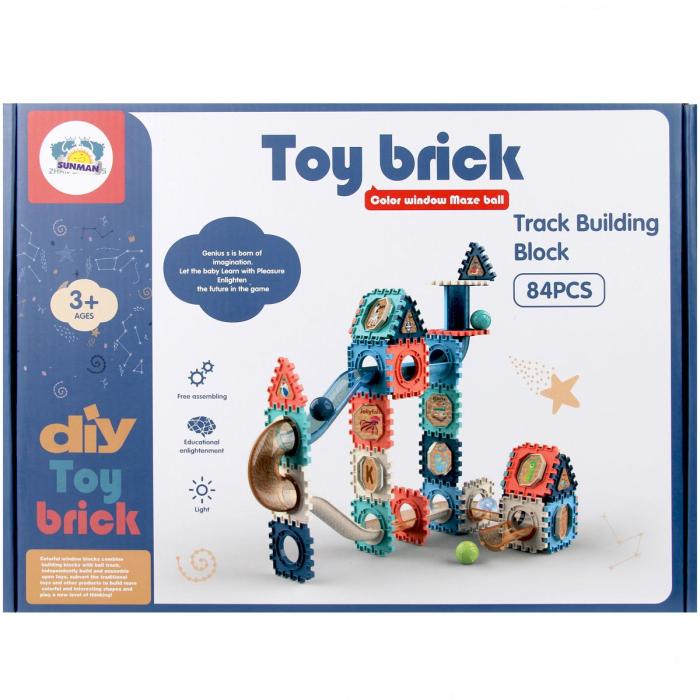 Toy Brick 3D Yapı ve Tasarım Blokları 84 Parça