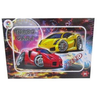 Turbo Cars 24 Parça Puzzle