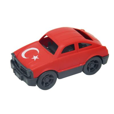 Türk Bayrağı Desenli Araba