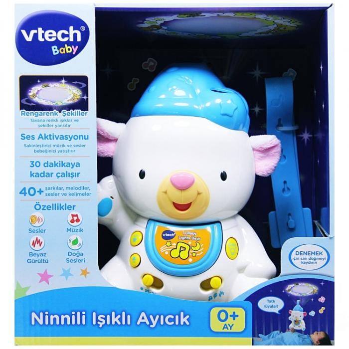 Vtech Baby Ninnili Işıklı Beyaz Ayıcık