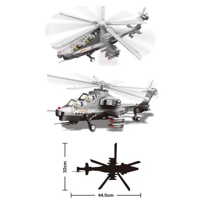Wange Z10 Savaş Helikopteri 304 Parça