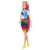 Barbie Leopar Desenli Saçlar Bebeği GRN81