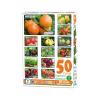 Resimlerle 50 Meyve Sebze İngilizce Destekli
